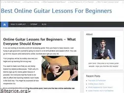 Sites similar to onlineguitarlessonsbeginners.com