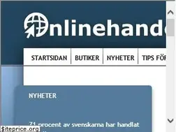 Sites similar to onlinehandel.se