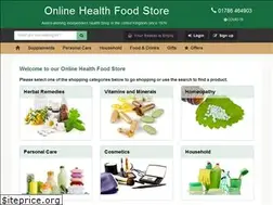 Sites similar to onlinehealthfoodstore.co.uk