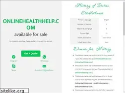 Sites similar to onlinehealthhelp.com