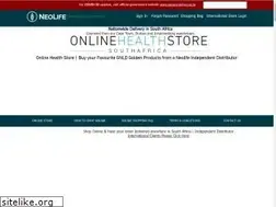 Sites similar to onlinehealthstore.co.za