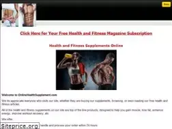Sites similar to onlinehealthsupplement.com