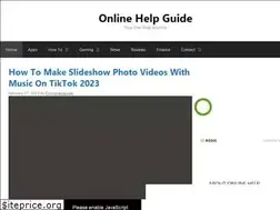 Sites similar to onlinehelpguide.com