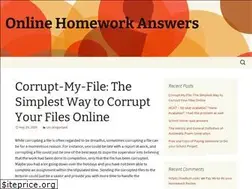 Sites similar to onlinehomeworkanswer.com