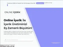 Sites similar to onlineicerik.net