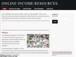 Sites similar to onlineincomeresources.com