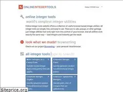 Sites similar to onlineintegertools.com