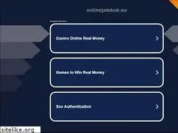Sites similar to onlinejatekok.eu