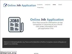 Sites similar to onlinejobapplication.org