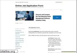 Sites similar to onlinejobapplicationform.com