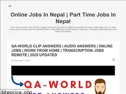Sites similar to onlinejobsinnepal81.blogspot.com