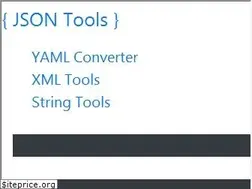 Sites similar to onlinejsontools.org