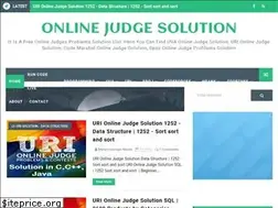 Sites similar to onlinejudgesolution.blogspot.com
