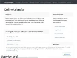 Sites similar to onlinekalender.info