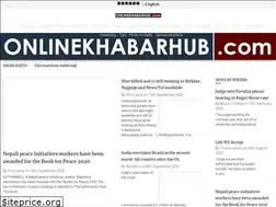 Sites similar to onlinekhabarhub.com