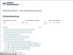 Sites similar to onlinekontocheck.de