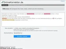 Sites similar to onlinekorrektor.de