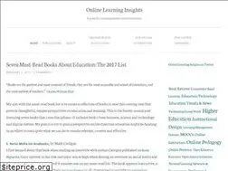 Sites similar to onlinelearninginsights.wordpress.com