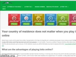 Sites similar to onlinelottoplay.com
