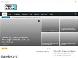 Sites similar to onlinemacha.com