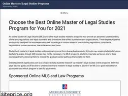 Sites similar to onlinemasteroflegalstudies.com