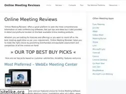 Sites similar to onlinemeetingreviews.com