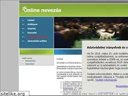 Sites similar to onlinenevezes.hu