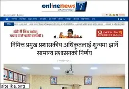 Sites similar to onlinenews7.com