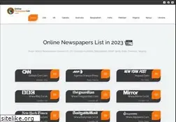 Sites similar to onlinenewspaperlist.com