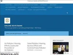 Sites similar to onlinenotebank.wordpress.com