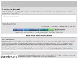 Sites similar to onlinenotepad.net