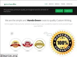 Sites similar to onlinepaperhelp.com