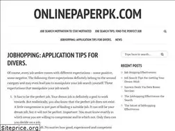 Sites similar to onlinepaperpk.com
