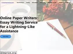 Sites similar to onlinepaperwriters.com
