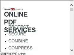 Sites similar to onlinepdfservices.com