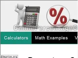 Sites similar to onlinepercentagecalculators.com
