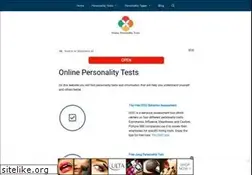 Sites similar to onlinepersonalitytests.org
