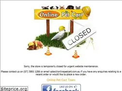 Sites similar to onlinepetcart.com.au