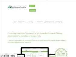Sites similar to onlinepethealth.com
