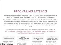Sites similar to onlinepilates.cz