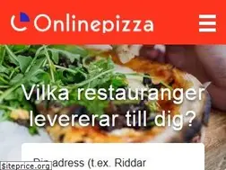 Sites similar to onlinepizza.se