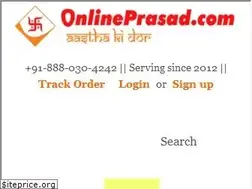 Sites similar to onlineprasad.com