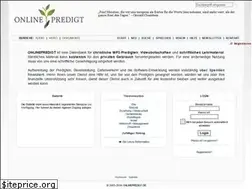 Sites similar to onlinepredigt.de