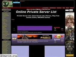 Sites similar to onlineprivateserver.net