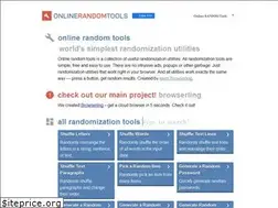 Sites similar to onlinerandomtools.com