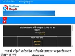 Sites similar to onlinerapti.com