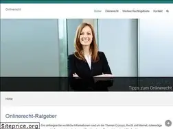 Sites similar to onlinerecht-ratgeber.de