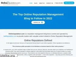 Sites similar to onlinereputation.com