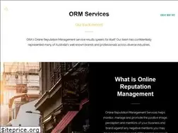 Sites similar to onlinereputationagency.com.au