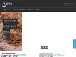 Sites similar to onlinerocksalt.co.uk